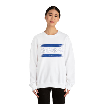 Flag With Kids Crewneck Sweatshirt