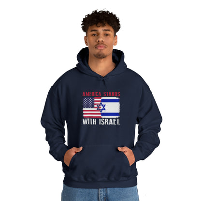 America Stands With Israel Hoodie Sweatshirt