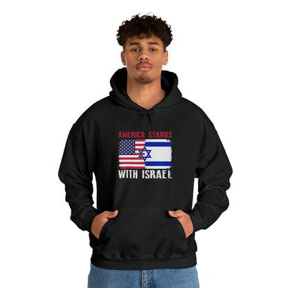 America Stands With Israel Hoodie Sweatshirt