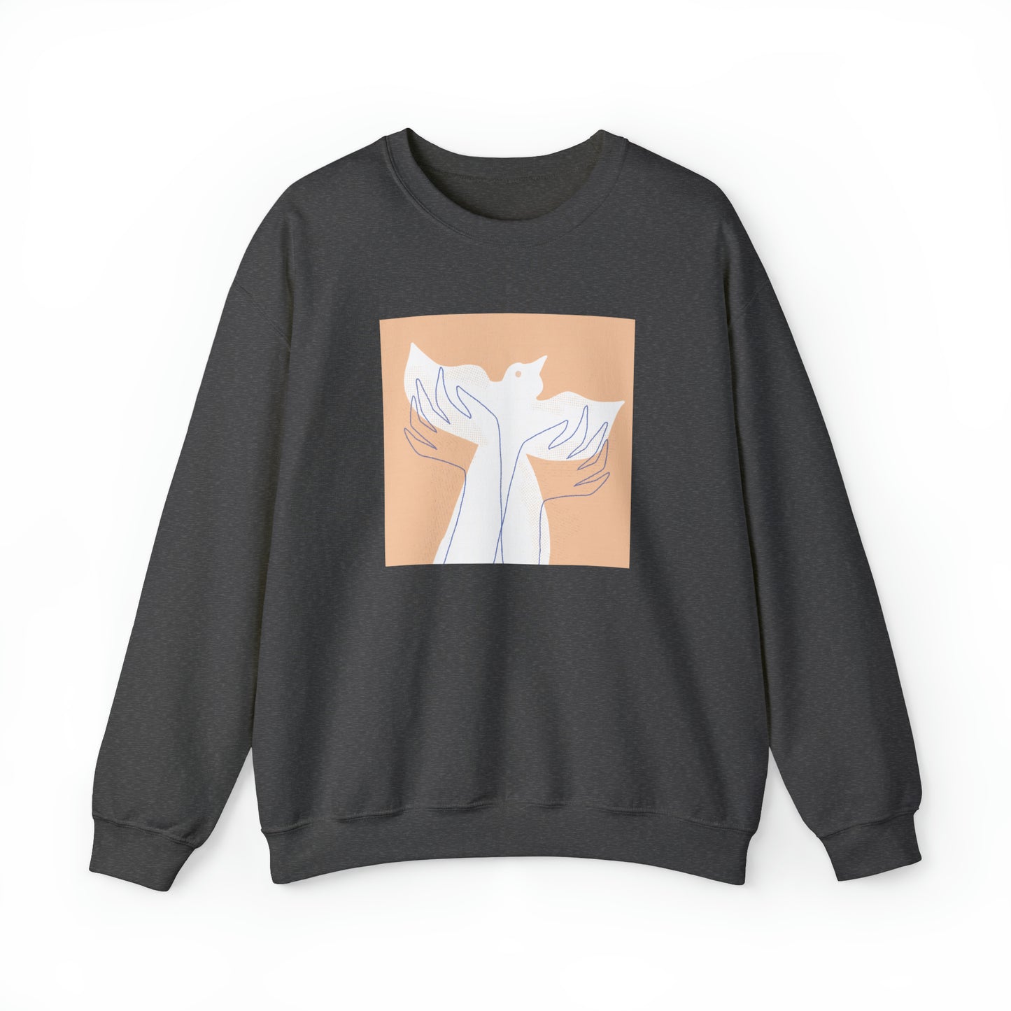 Wings of Harmony Sweatshirt - A Symbol of Peace and Hope