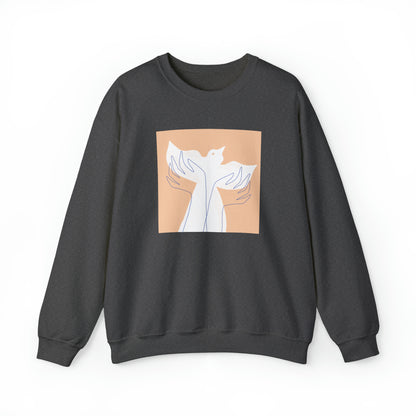 Wings of Harmony Sweatshirt - A Symbol of Peace and Hope