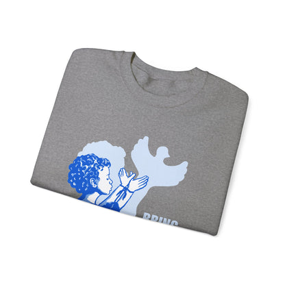 Wings of Hope - Standing for Justice and Peace Crewneck Sweatshirt