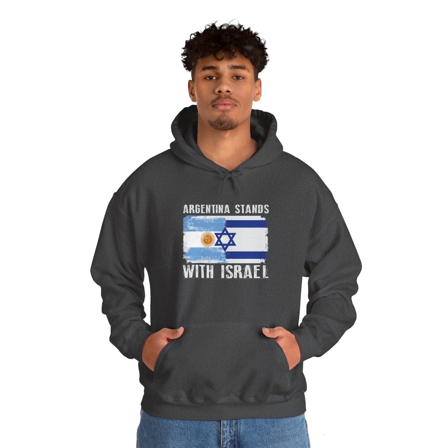 Argentina Stands With Israel Hoodie Sweatshirt