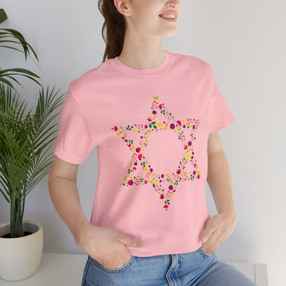 Star of David Flowers T-Shirt