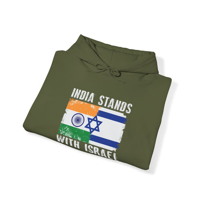 India Stands With Israel Hoodie Sweatshirt