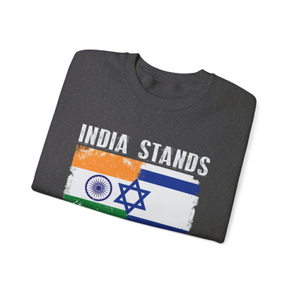 India Stands With Israel Crewneck Sweatshirt