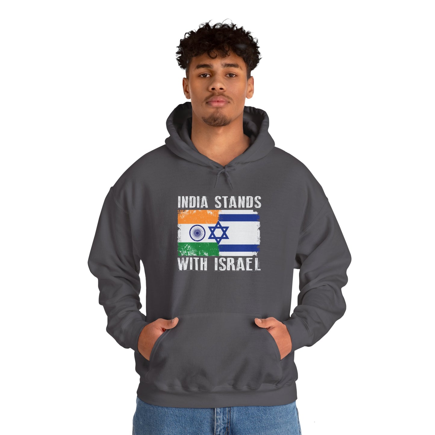 India Stands With Israel Hoodie Sweatshirt