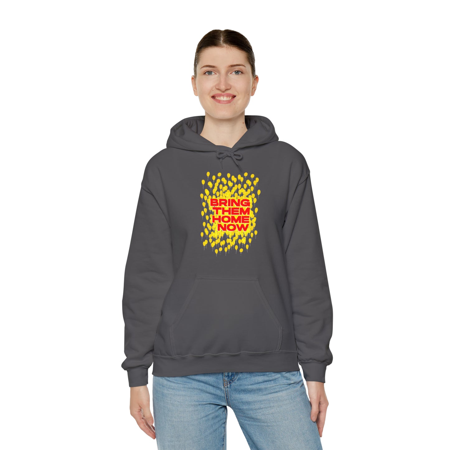 "Yellow Ribbon of Hope"Hooded Sweatshirt - Unite for Their Safe Return