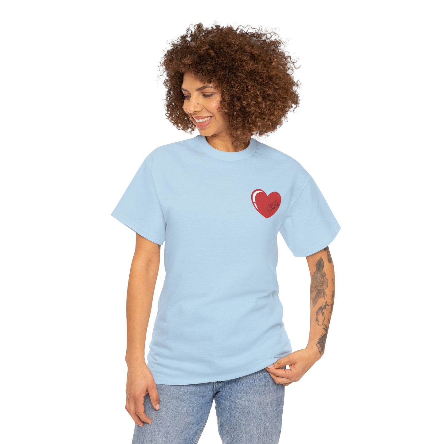 Heart With Band-Aid T-Shirt