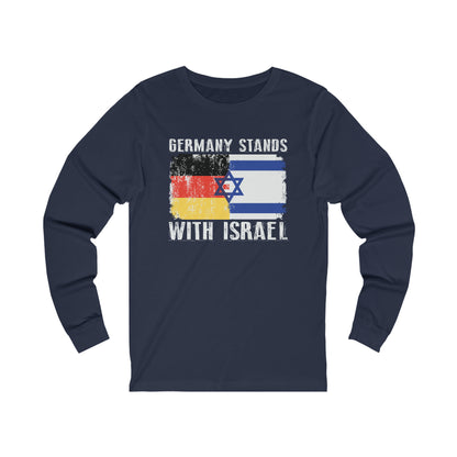 Germany Stands With Israel Long Sleeve Tee