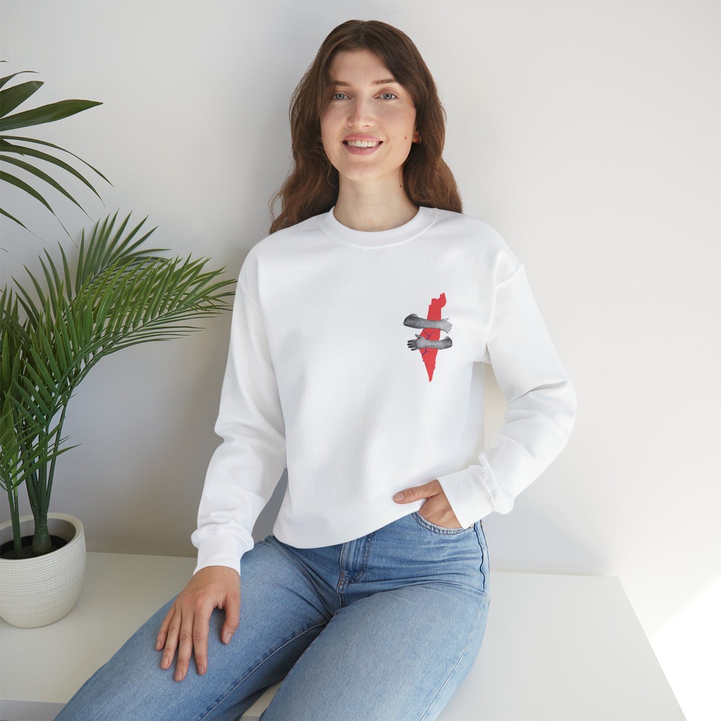 United in Pain, Bound in Hope Crewneck Sweatshirt