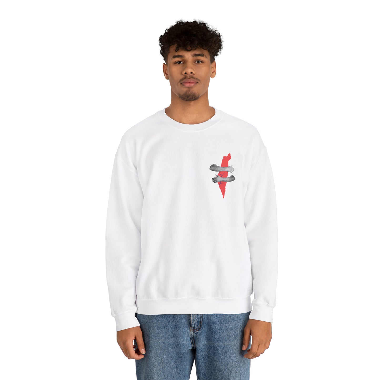 United in Pain, Bound in Hope Crewneck Sweatshirt