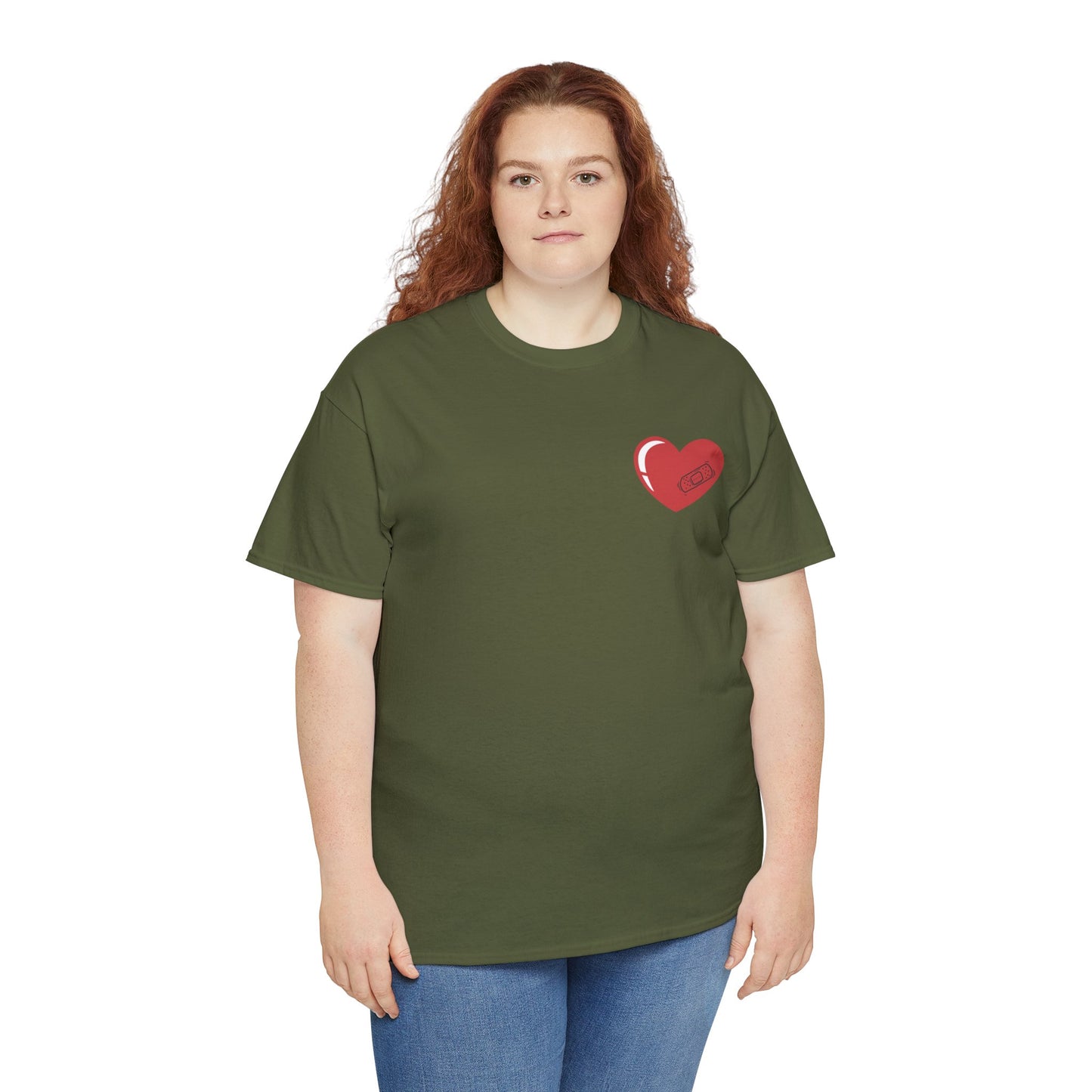 Heart With Band-Aid T-Shirt