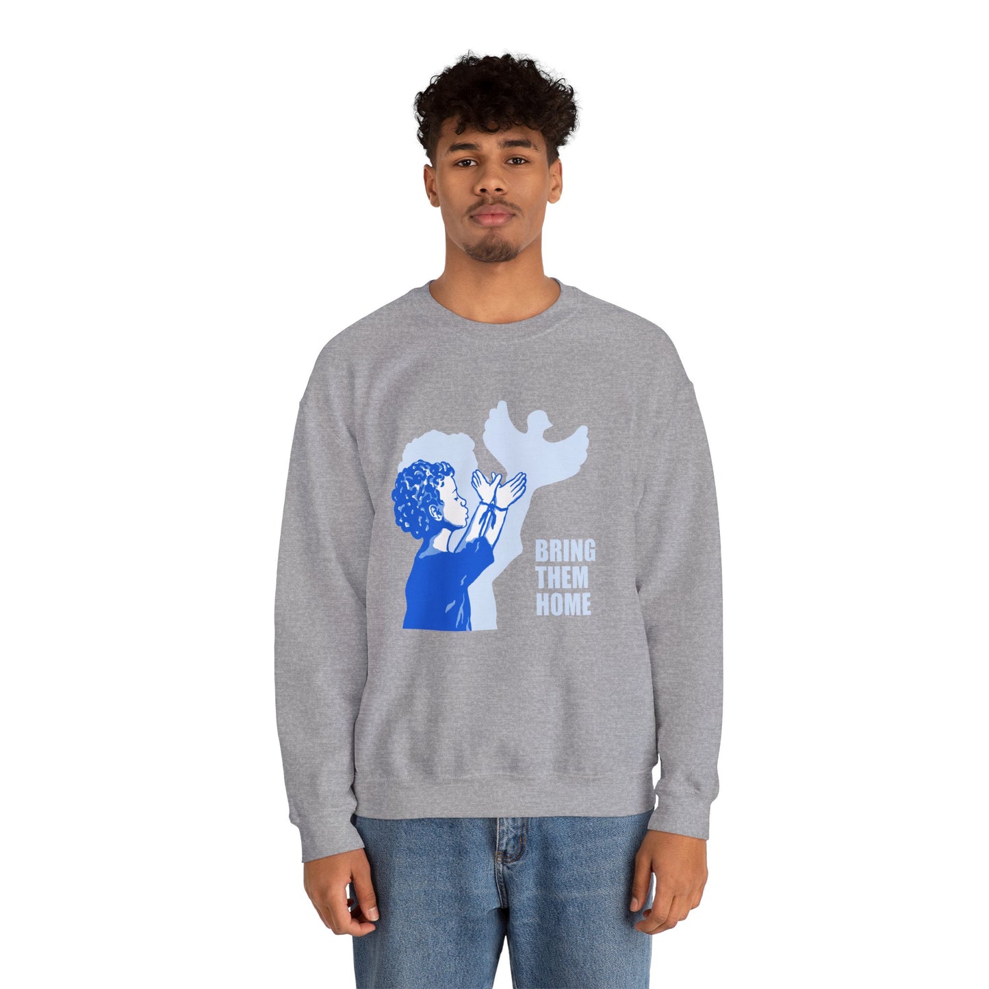 Wings of Hope - Standing for Justice and Peace Crewneck Sweatshirt