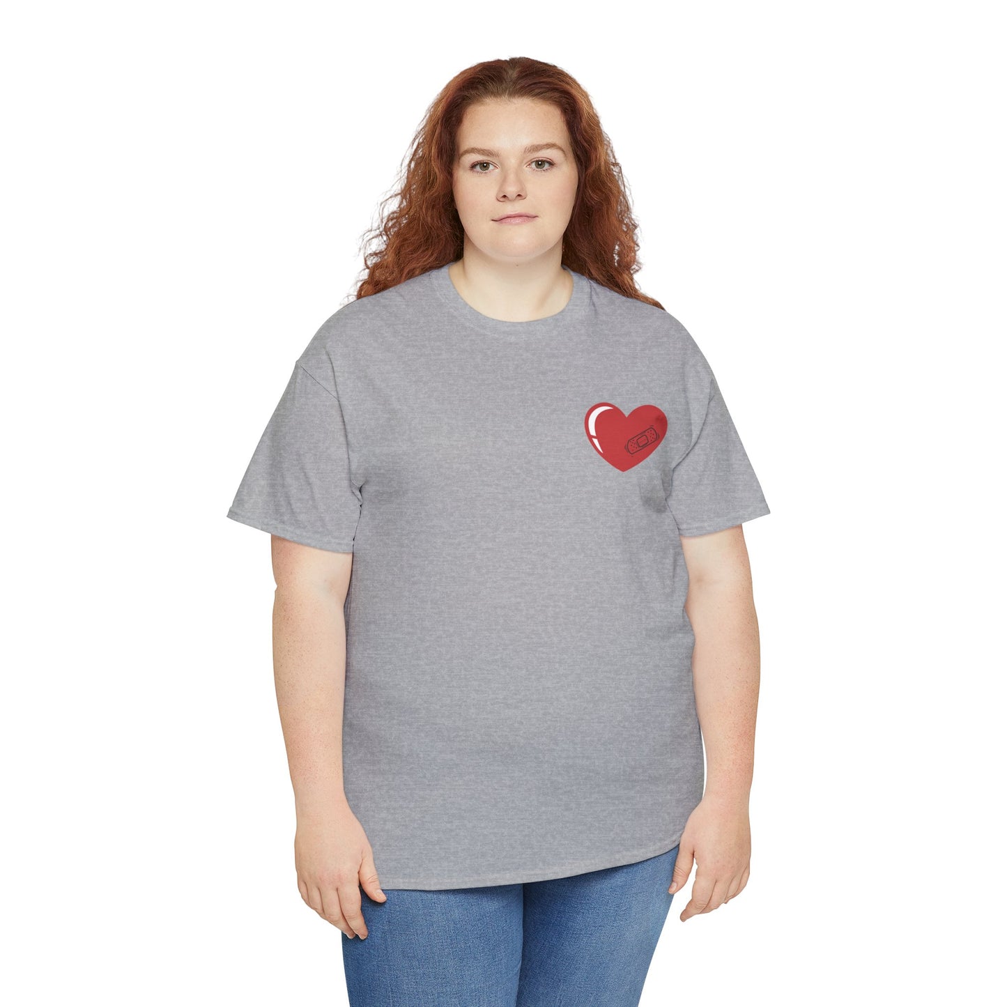 Heart With Band-Aid T-Shirt