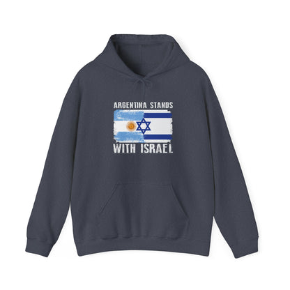 Argentina Stands With Israel Hoodie Sweatshirt