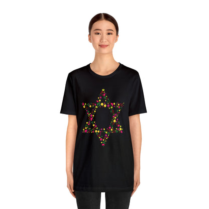 Star of David Flowers T-Shirt