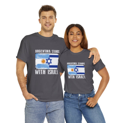 Argentina Stands With Israel T-Shirt