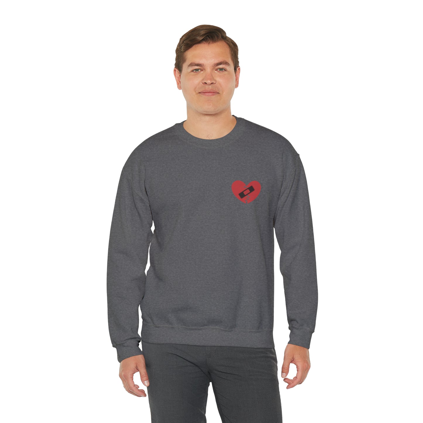 Broken Heart Band-Aid Sweatshirt