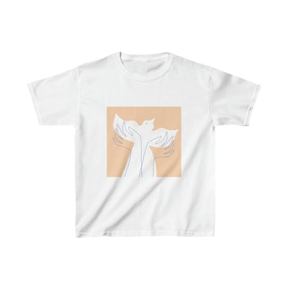 Wings of Harmony Kids T-Shirt - A Symbol of Peace and Hope