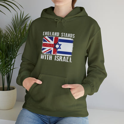 England Stands With Israel Hoodie Sweatshirt