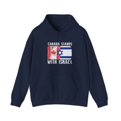 Canada Stands With Israel Hoodie Sweatshirt