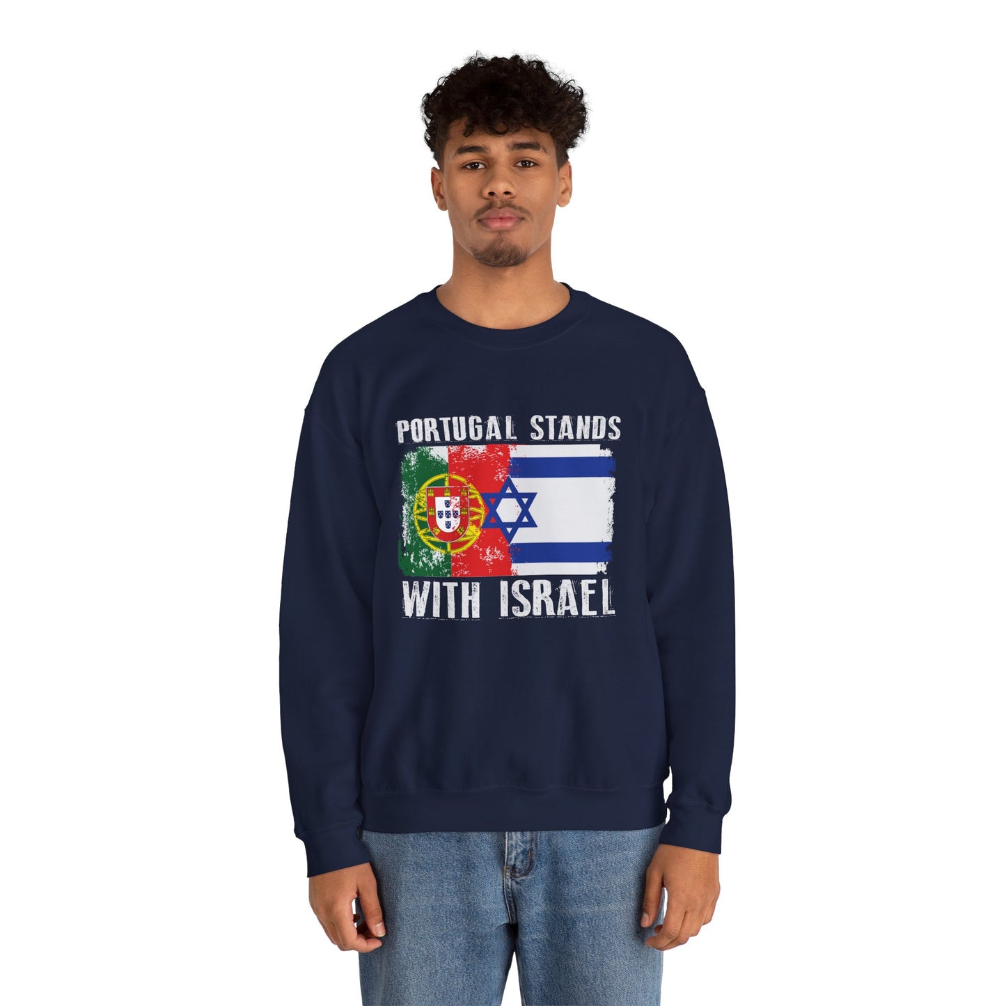 Portugal Stands With Israel Crewneck Sweatshirt