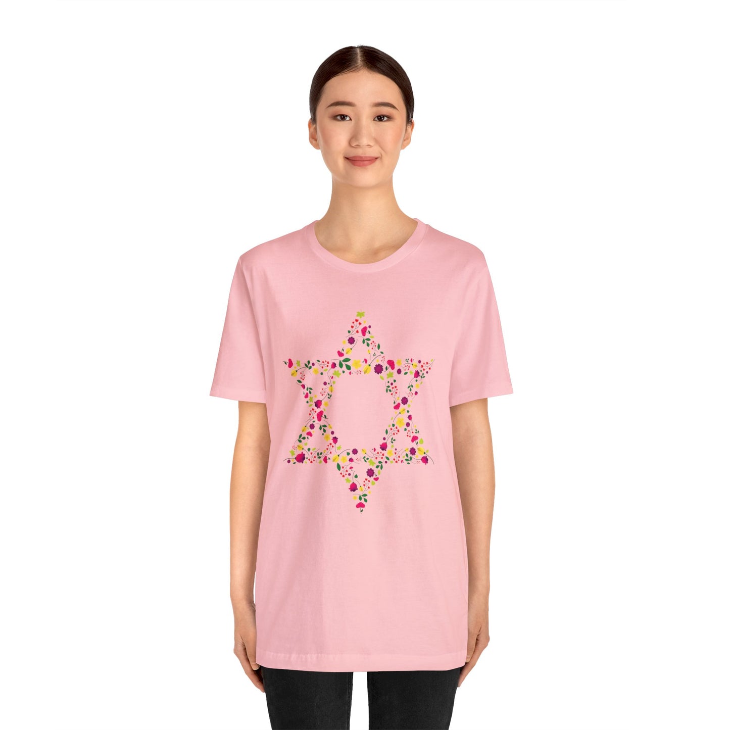 Star of David Flowers T-Shirt