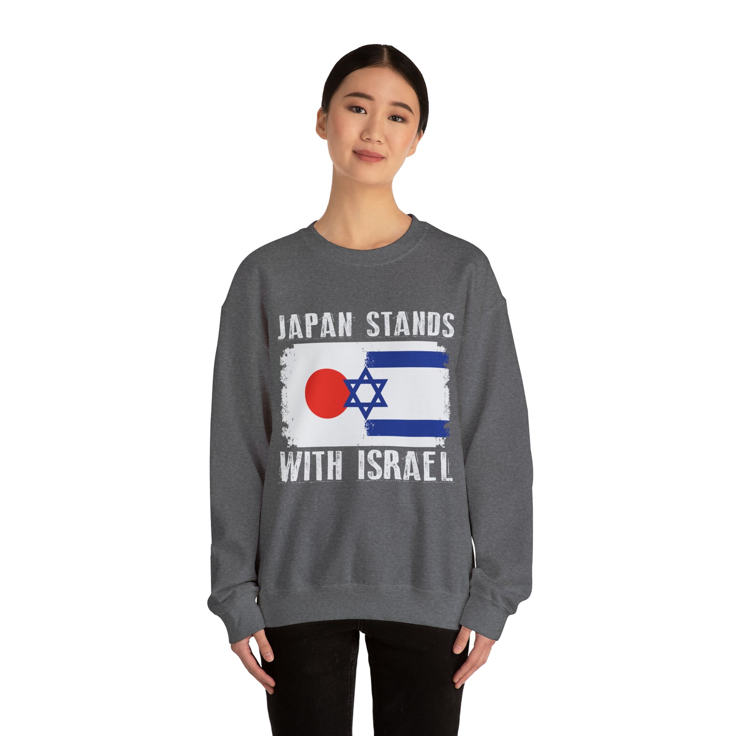 Japan Stands With Israel Crewneck Sweatshirt