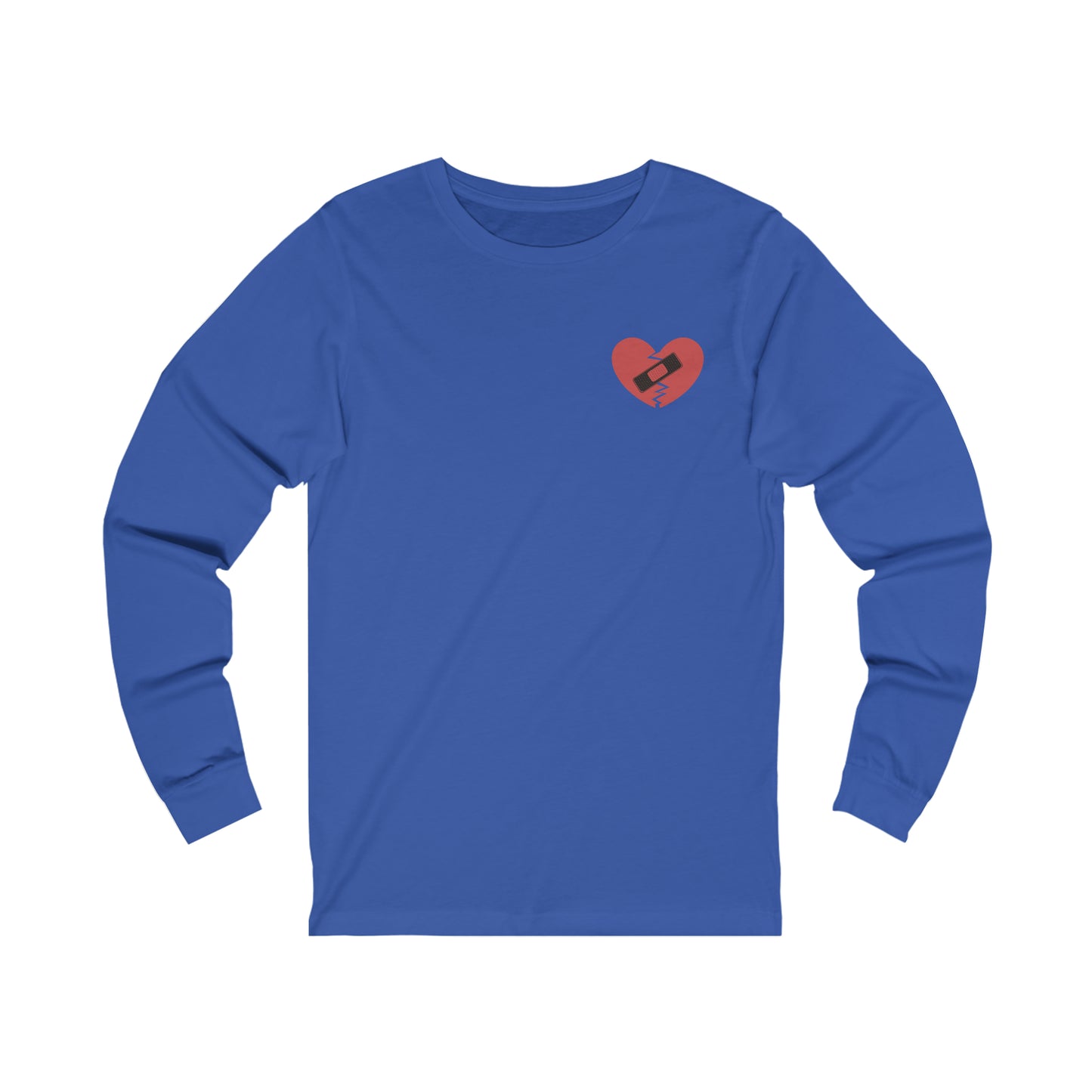 Broken Heart Band-Aid Long Sleeve Tee