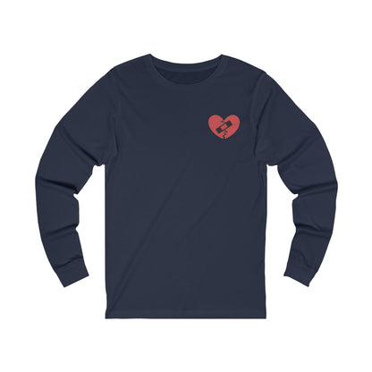 Broken Heart Band-Aid Long Sleeve Tee