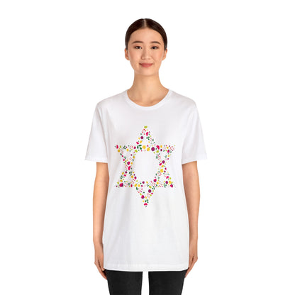 Star of David Flowers T-Shirt