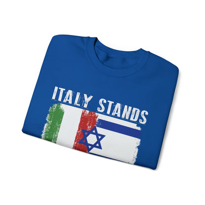 Italy Stands With Israel Crewneck Sweatshirt