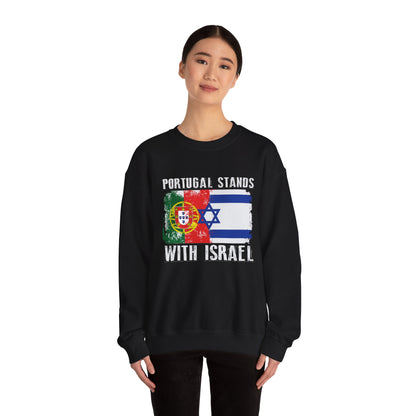 Portugal Stands With Israel Crewneck Sweatshirt