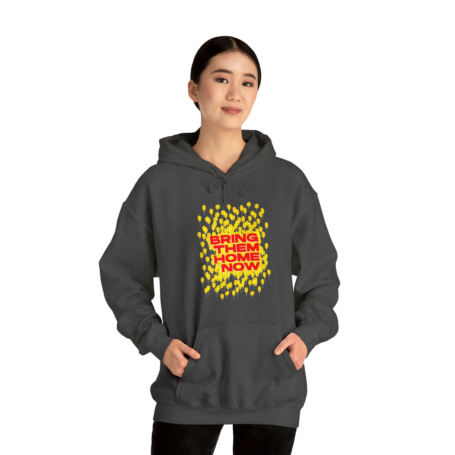 "Yellow Ribbon of Hope"Hooded Sweatshirt - Unite for Their Safe Return