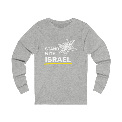 Stand With Israel Long Sleeve Tee