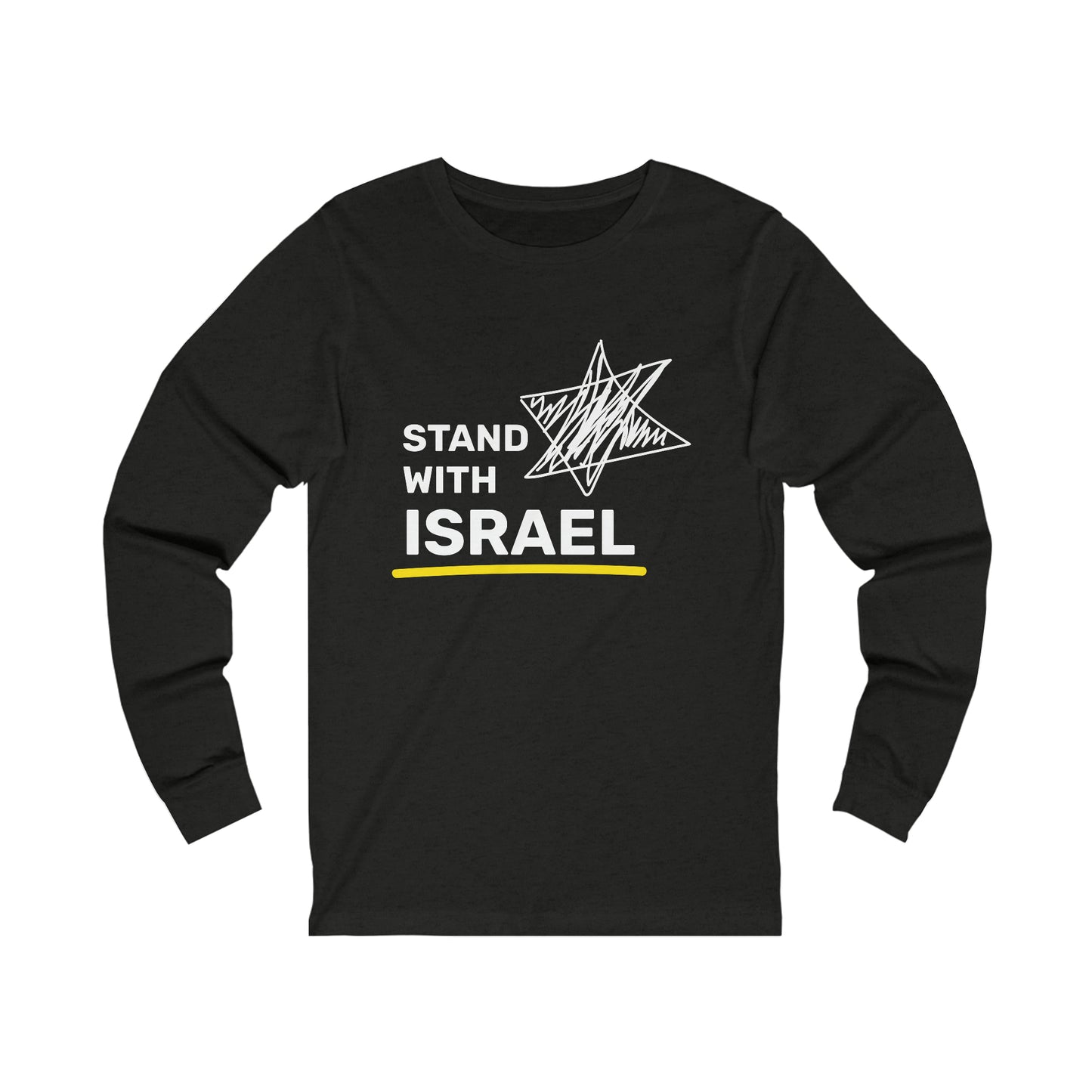 Stand With Israel Long Sleeve Tee