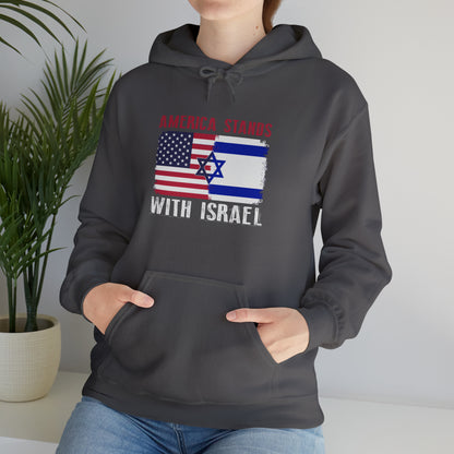 America Stands With Israel Hoodie Sweatshirt