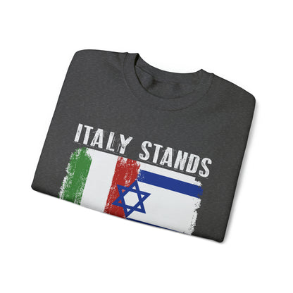 Italy Stands With Israel Crewneck Sweatshirt