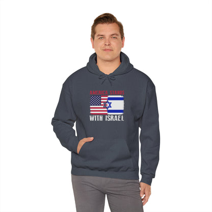 America Stands With Israel Hoodie Sweatshirt