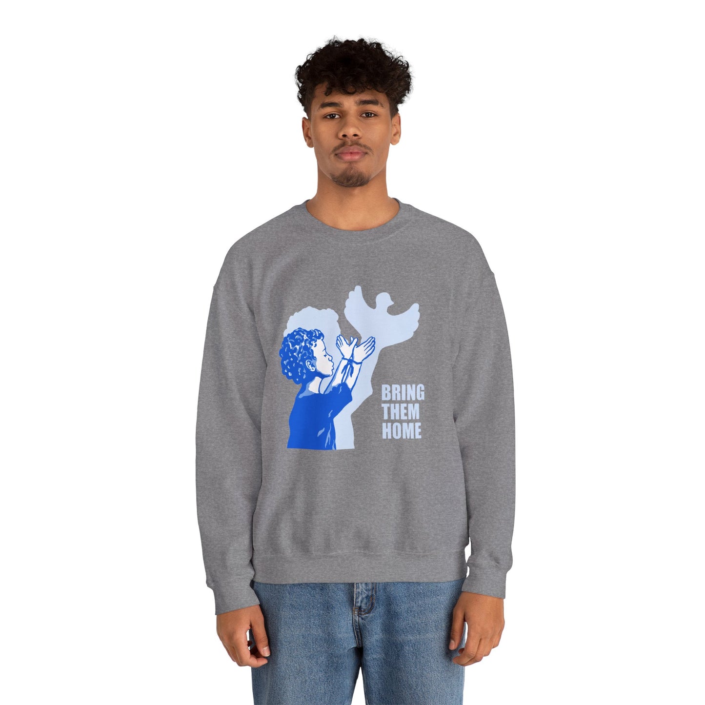 Wings of Hope - Standing for Justice and Peace Crewneck Sweatshirt