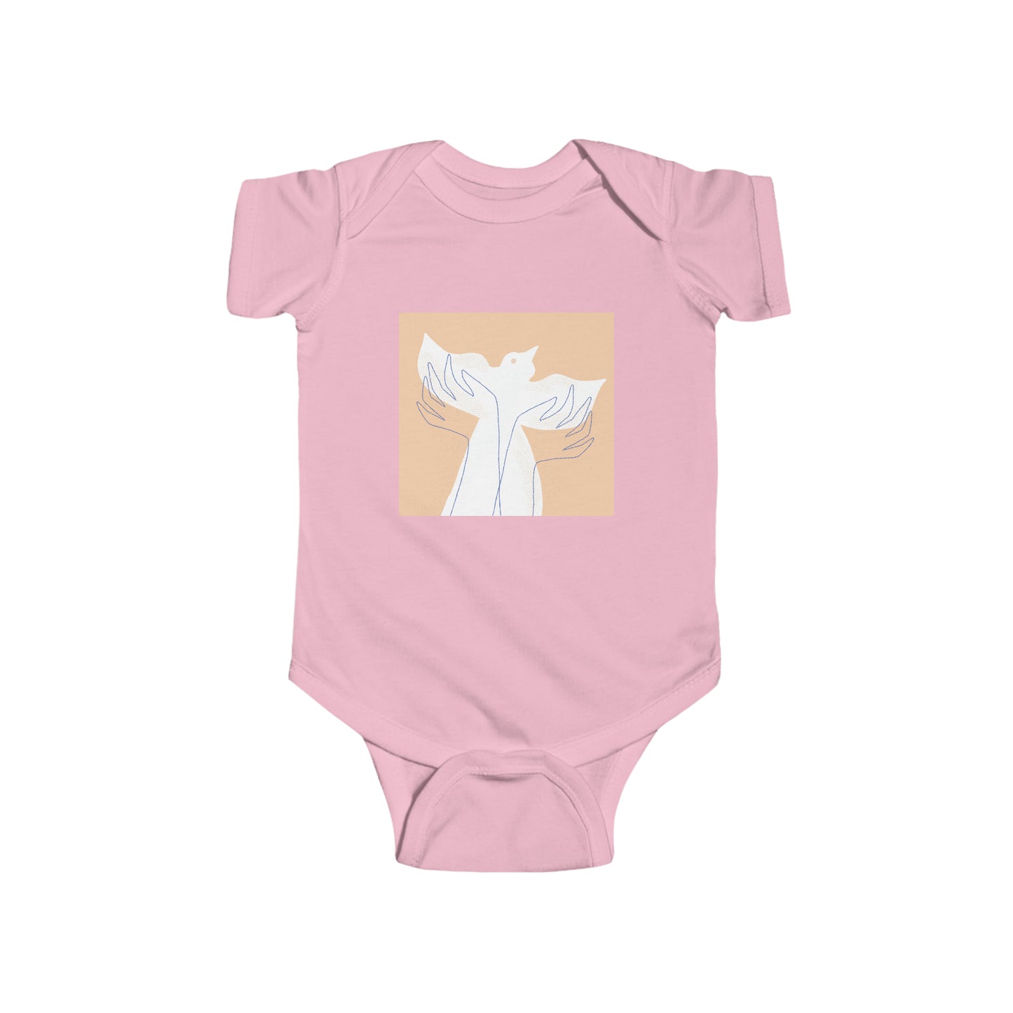 Wings of Harmony Infant Onesie - A Symbol of Peace and Hope