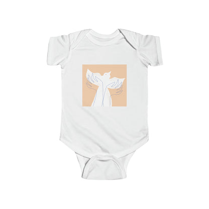 Wings of Harmony Infant Onesie - A Symbol of Peace and Hope