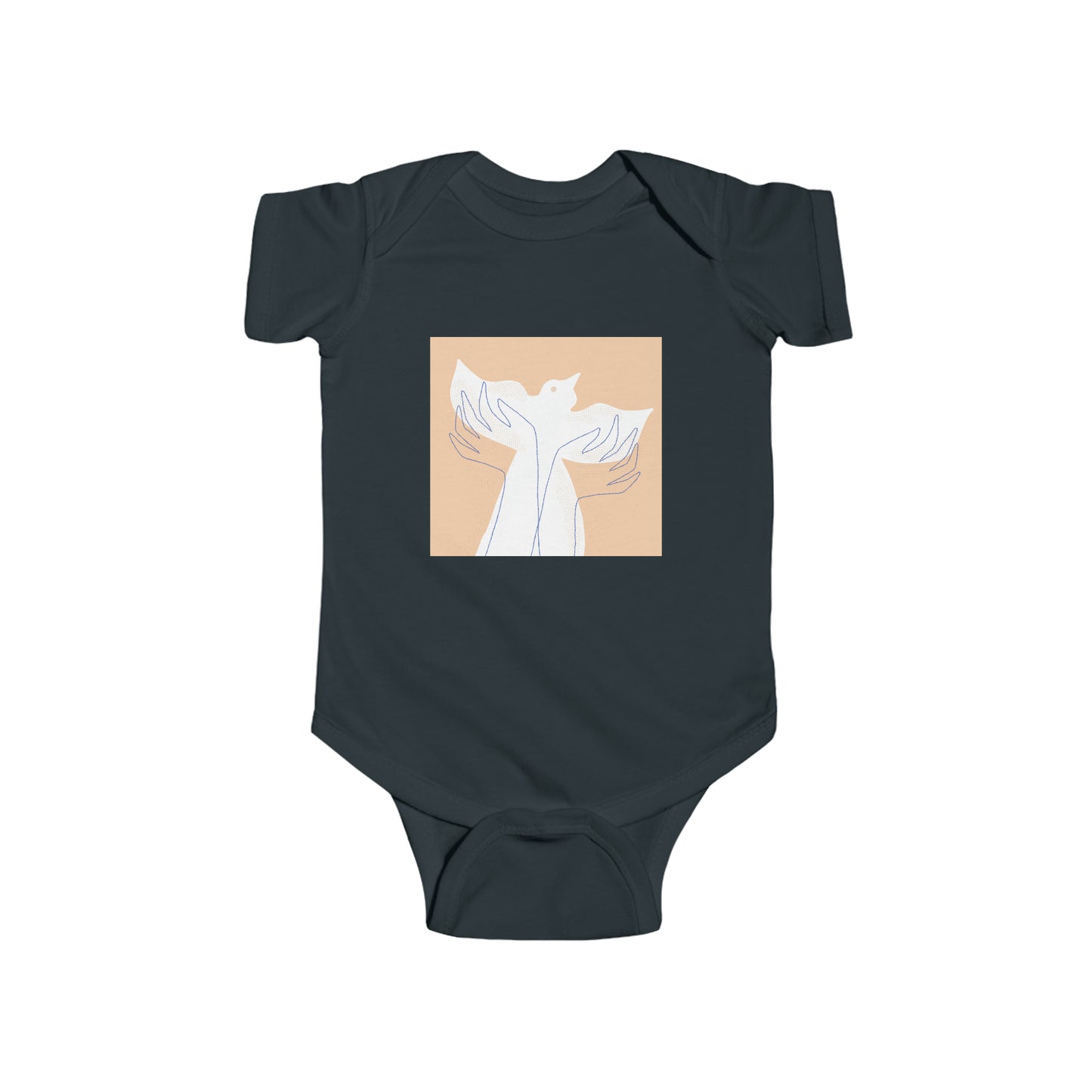 Wings of Harmony Infant Onesie - A Symbol of Peace and Hope