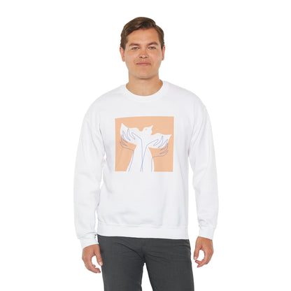 Wings of Harmony Sweatshirt - A Symbol of Peace and Hope