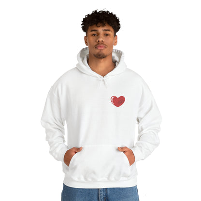 Heart With Band-Aid Hooded Sweatshirt