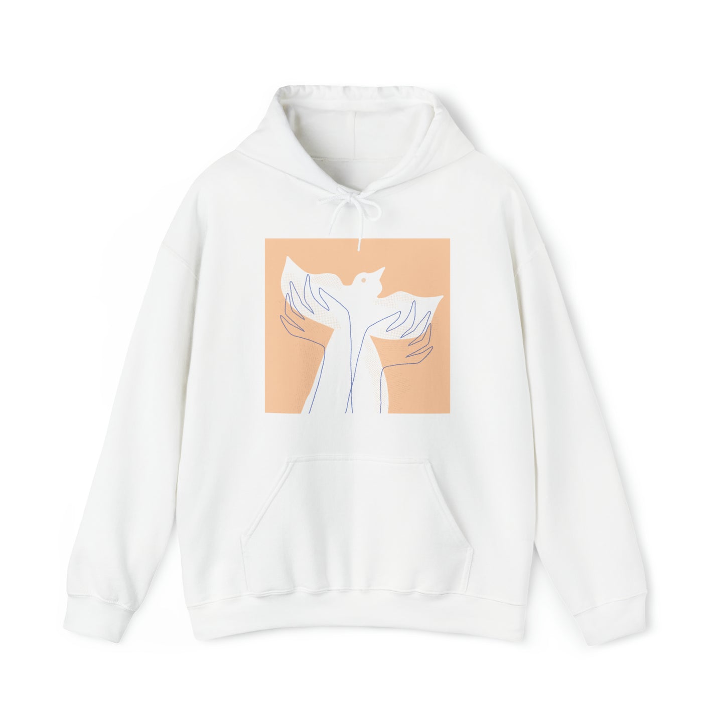 Wings of Harmony Hoodie Sweatshirt - A Symbol of Peace and Hope