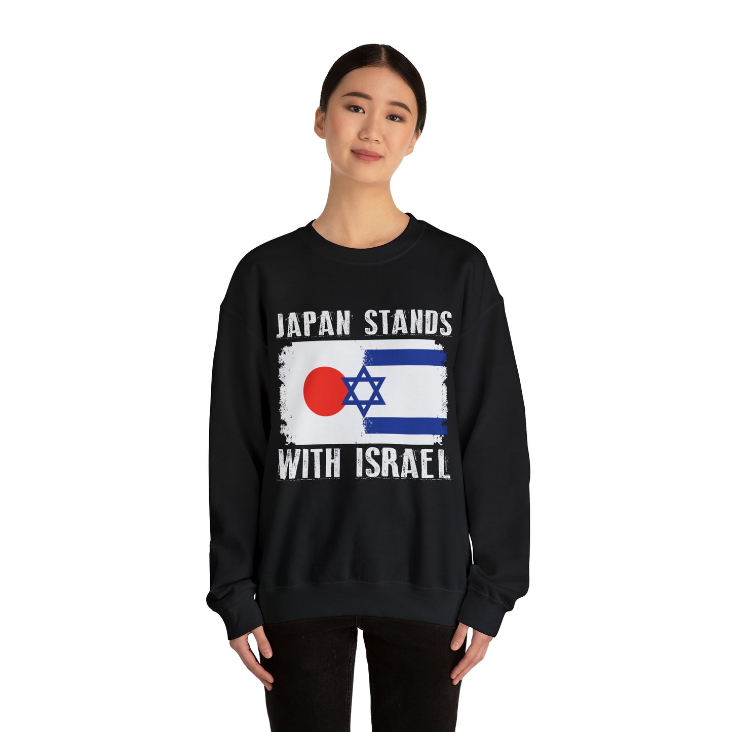 Japan Stands With Israel Crewneck Sweatshirt