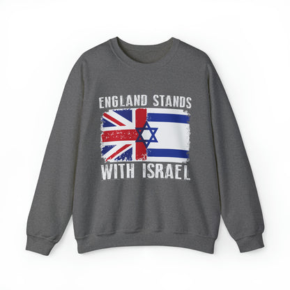 England Stands With Israel Crewneck Sweatshirt