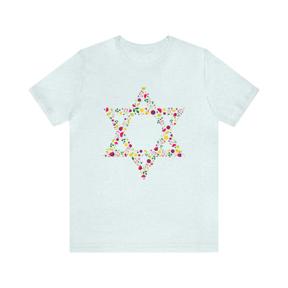 Star of David Flowers T-Shirt